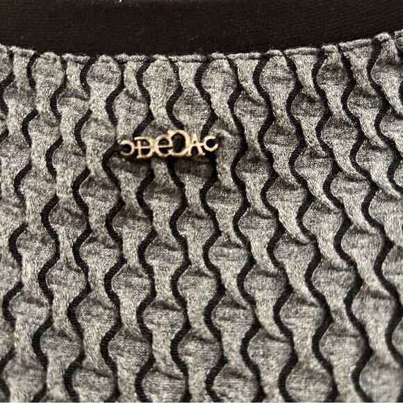 DeCa Black & Gray Dress Sz.4 - Picture 5 of 6